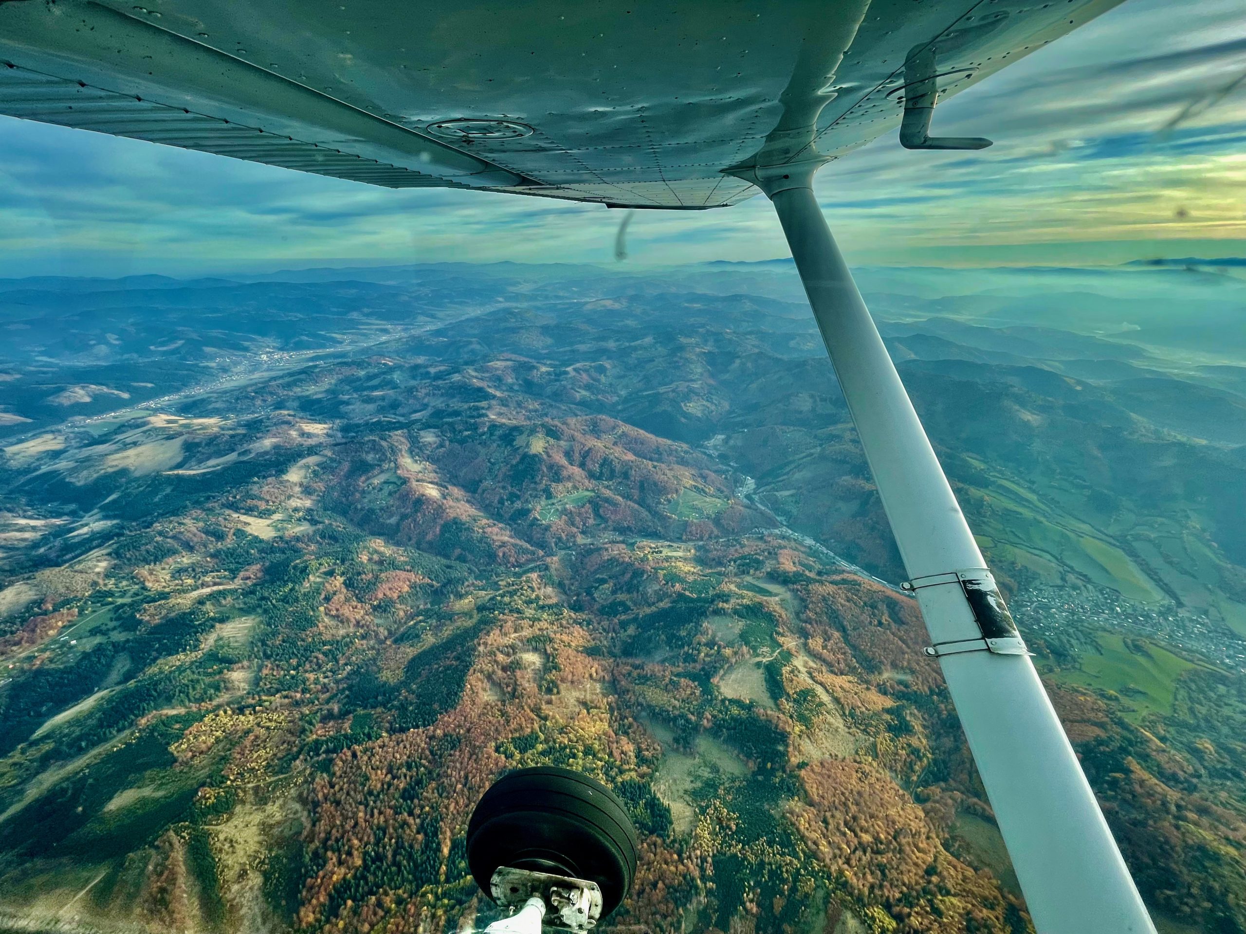 The rolling hills between the Czech Republic and Slovenia